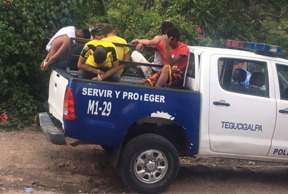 Capturan a cinco integrantes de la MS-13 en Tegucigalpa